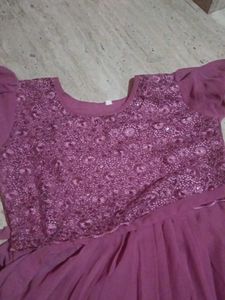 Elegant Purple Dress