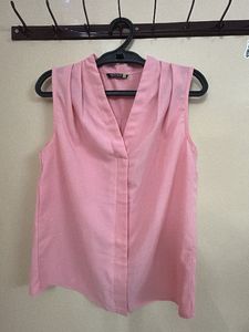 Pink Sleeveless Top