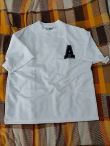 Oversized White Casual T-Shirt