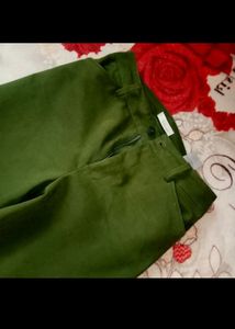 Olive Green Jeans