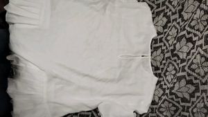 Basic White Top For Work And Casual Wear