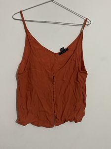 Orange Forever 21 Tank Top