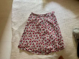 Floral Print Skirt- stitched