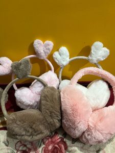 Cute Heart Earmuffs 🥰