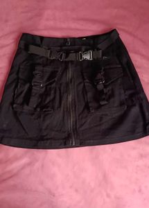 Tokyo Talkies Black Mini Skirt