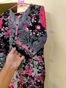 Floral Print Kurta