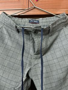 Checked Casual Pants