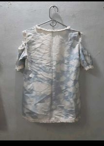 Combo Of Cute Tie-Dye Mini Dress And Pink Top