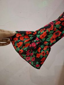 Floral Print Mini Dress