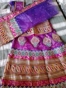 Bridal Lehenga Choli Set 11ya 12 Year Girl