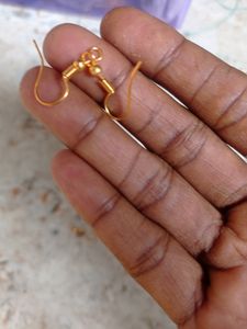 Earrings Hooks gold Color