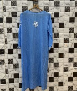 Set Of 3 Kurti: 2 Black And 1 Powder blue