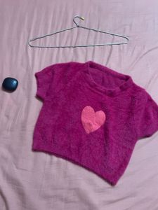 Heart Knit Top