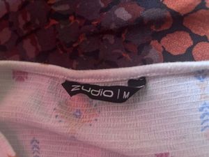 Printed Cropped Casual Tee