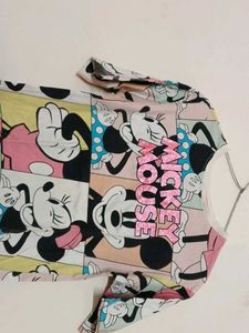 Trends DISNEY MICKEY MOUSE PRINTED TOP FOR GIRLS