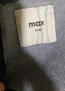 Denim Zip-Up Crop Top