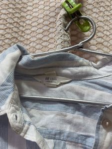 Striped Button-Down Shirt