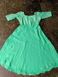 Beautiful Green Color Anarkali Kurti💚