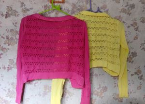 Green top, stretchable top,crop top jacket,check s