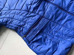 Blue  Jacket for winter With Cap