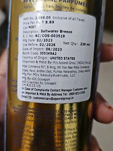 Bath &amp; Body Works Saltwater Mist