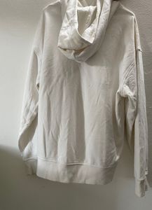 White Graphic Hoodie