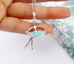 925 Silver Hallmarked Exclusive Doll Pendant And Chain With Cz Stone And Enamel