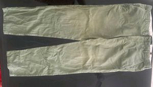 Green Casual Pants
