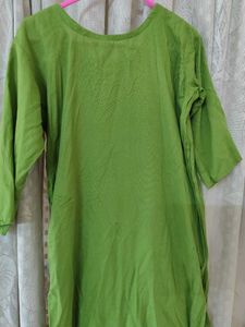 Green Embroidered Kurti