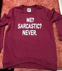 Sarcastic? Never! Crewneck