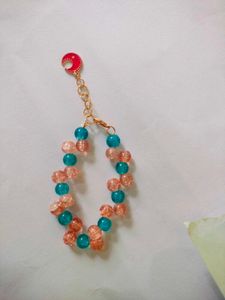 Charm Glass Beaded Bracelet