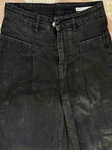 Wide Leg Denim Pants