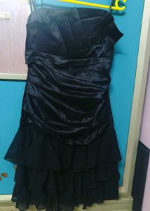 Black Imported Partywear Dress