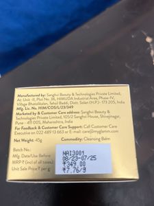 My glamm Melt Away Cleasing Balm