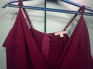 Burgundy Jumpsuit