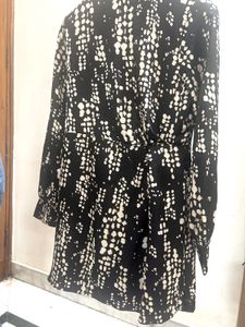 Printed Mini Dress