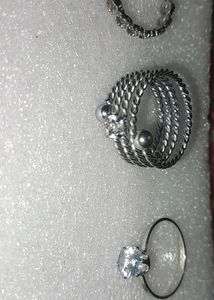 3 rings combos with different beautiful designs