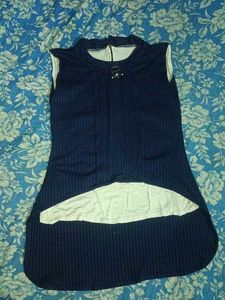 Navy Blue Hi-Lo Tank Top