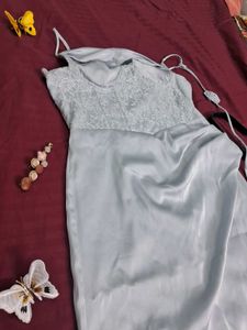 ☕️Lacey Corset Satin dress☕️