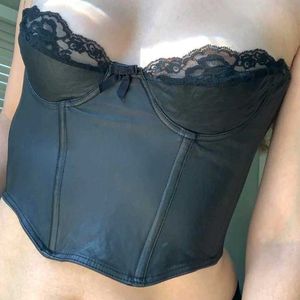 Black Lace Corset Top