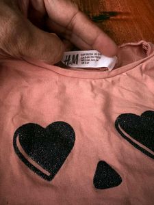 H&amp;M Cute Girl&#39;s Long Sleeve Top