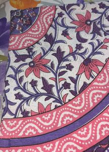Floral Cotton Bedsheet (Single Bed)