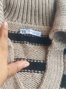 Zara Striped Knit Sweater