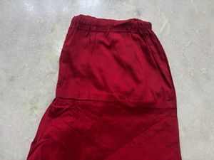 Maroon Casual Pants