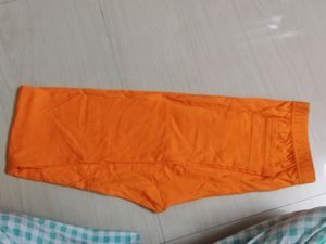 Orange Legging And Shawl
