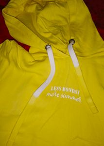 Yellow Colour Hoddie