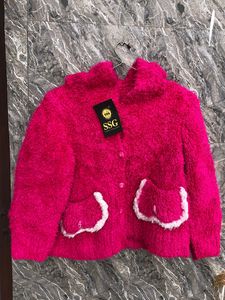 Cute Pink Crop Sweater