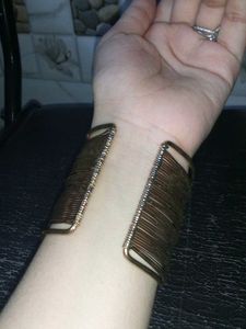 Multiple Wired Cuff Bangle.