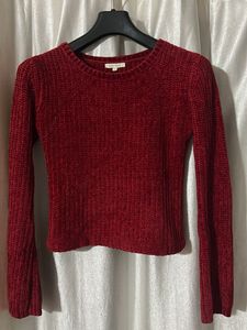 Red Cropped Sweater