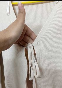 Tie-Front Cardigan Top
